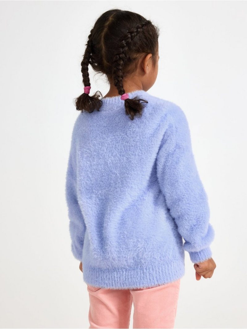 Jumper in feather yarn - 3004734-1338