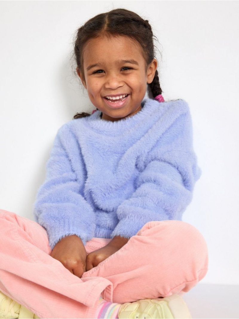 Jumper in feather yarn - 3004734-1338