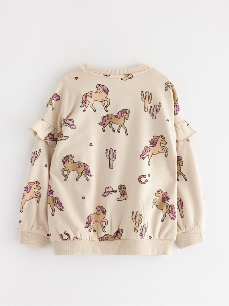 Sweatshirt with brushed inside - 3004739-7458