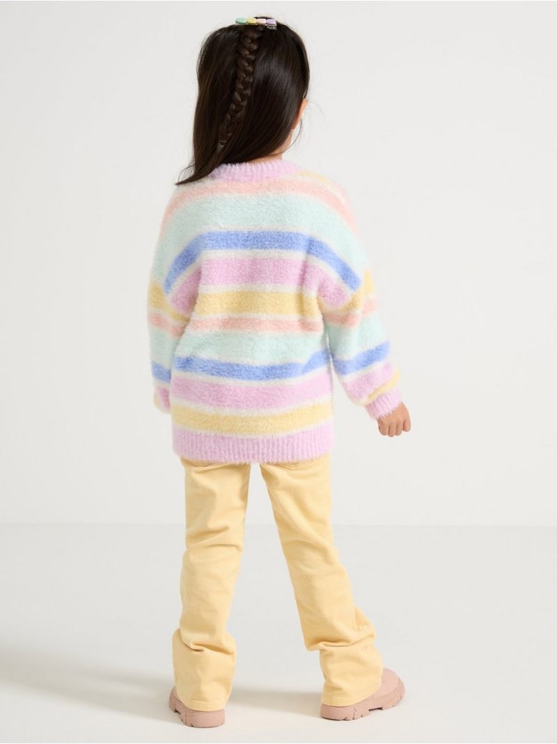 Jumper in feather yarn - 3004743-3679