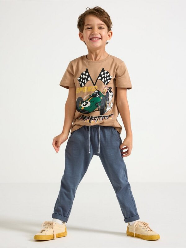 Joggers in slub jersey - 3004809-2498