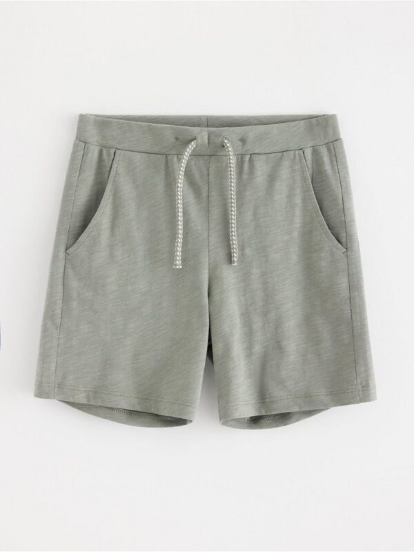 Shorts in slub jersey - 3004812-2336