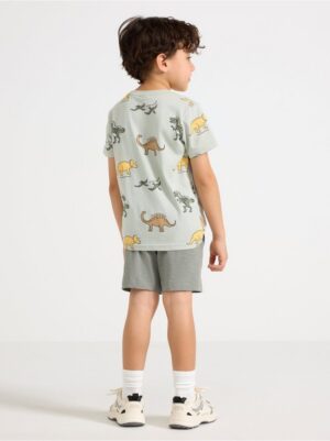 Shorts in slub jersey - 3004812-2336