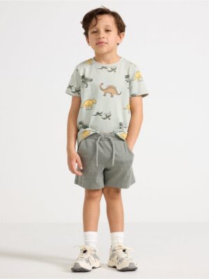 Shorts in slub jersey - 3004812-2336