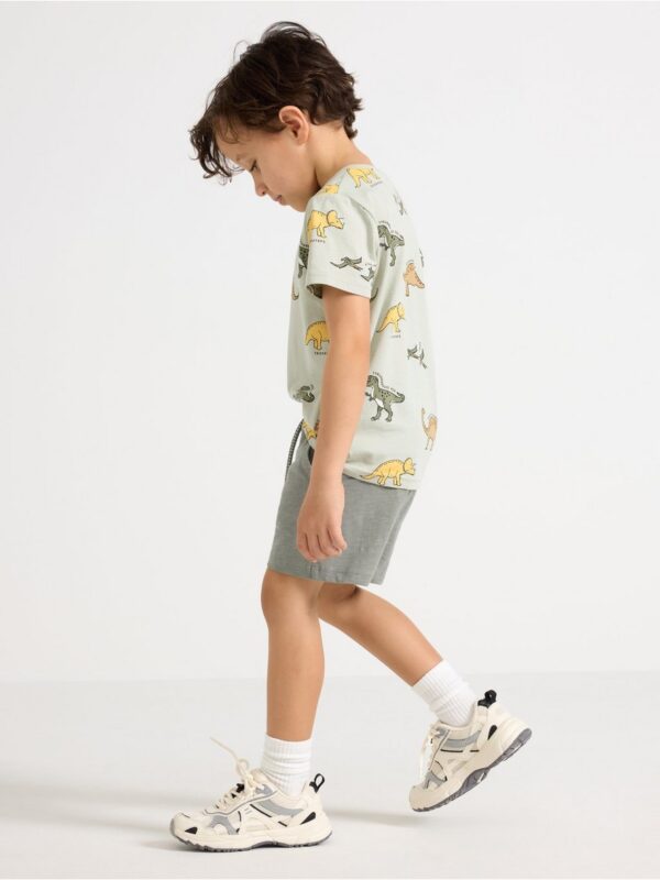 Shorts in slub jersey - 3004812-2336
