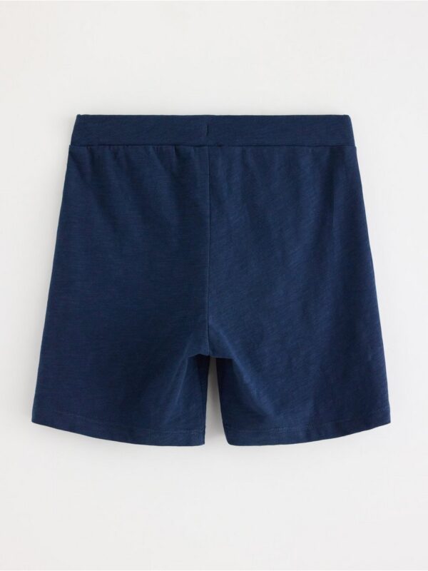 Shorts in slub jersey - 3004812-6842