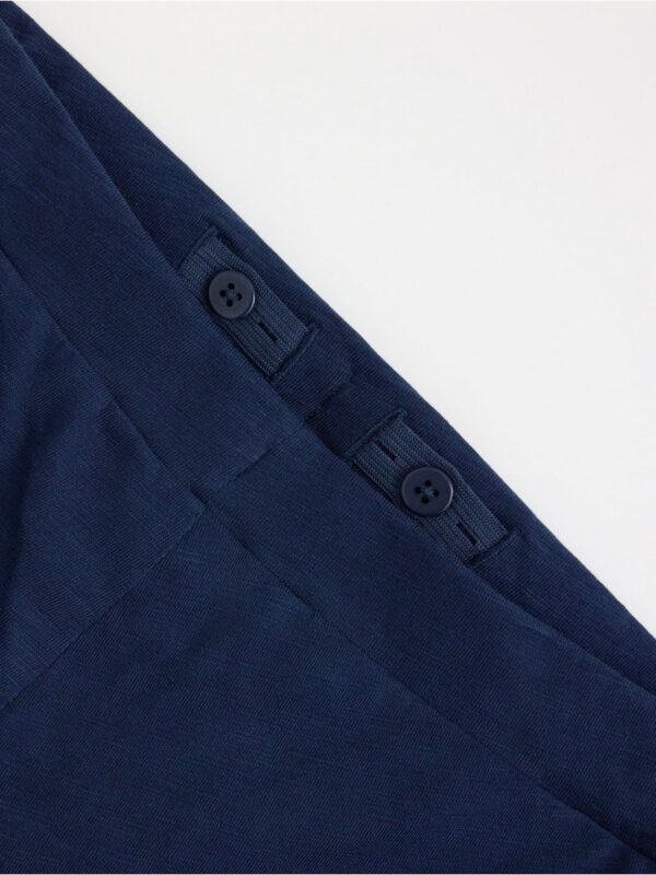 Shorts in slub jersey - 3004812-6842