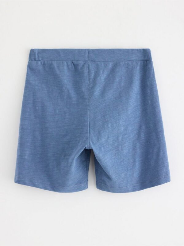 Shorts in slub jersey - 3004812-9392