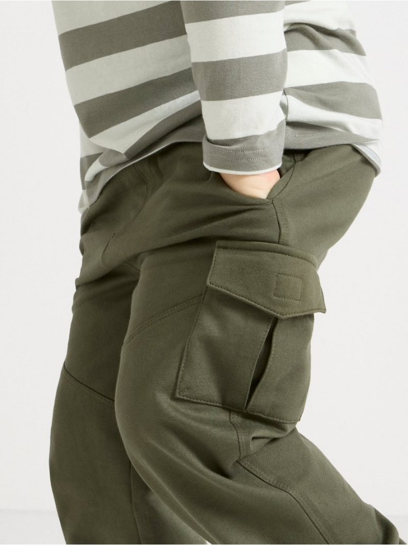 Joggers with brushed inside - 3004845-6876