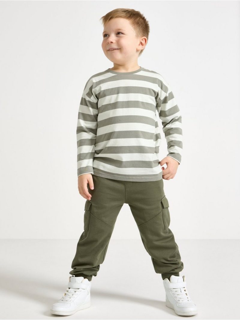 Joggers with brushed inside - 3004845-6876