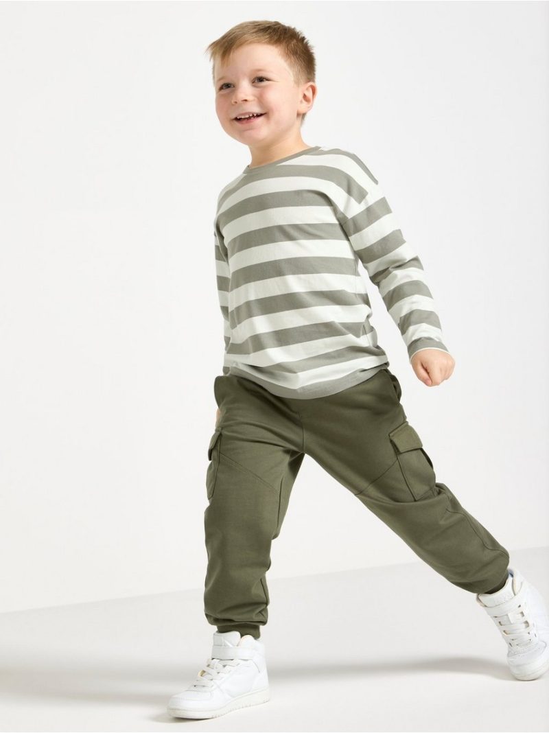 Joggers with brushed inside - 3004845-6876