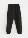 Joggers with brushed inside - 3004845-80