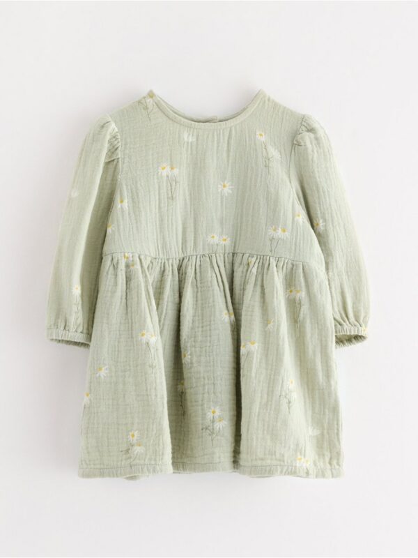 Dress in cotton gauze - 3004892-8884
