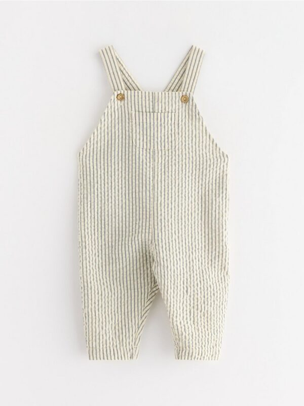 Dungarees in seersucker - 3004991-2498