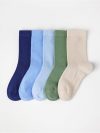 5-pack  socks with anti-slip - 3005342-7339