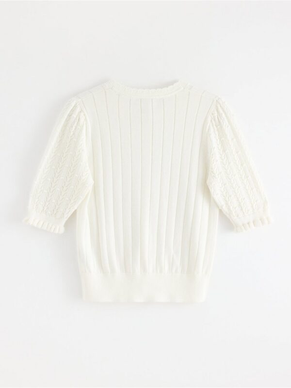 Short-sleeved cardigan - 3005347-300
