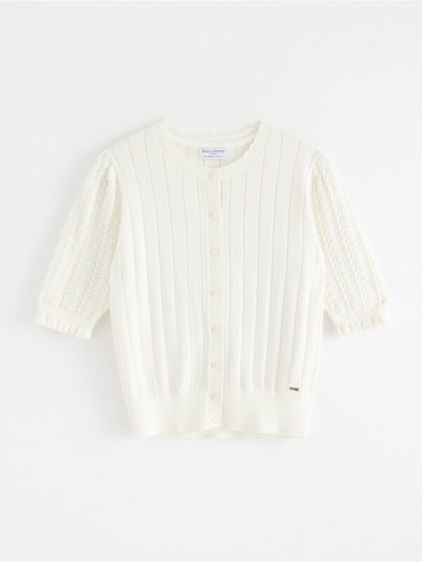 Short-sleeved cardigan - 3005347-300