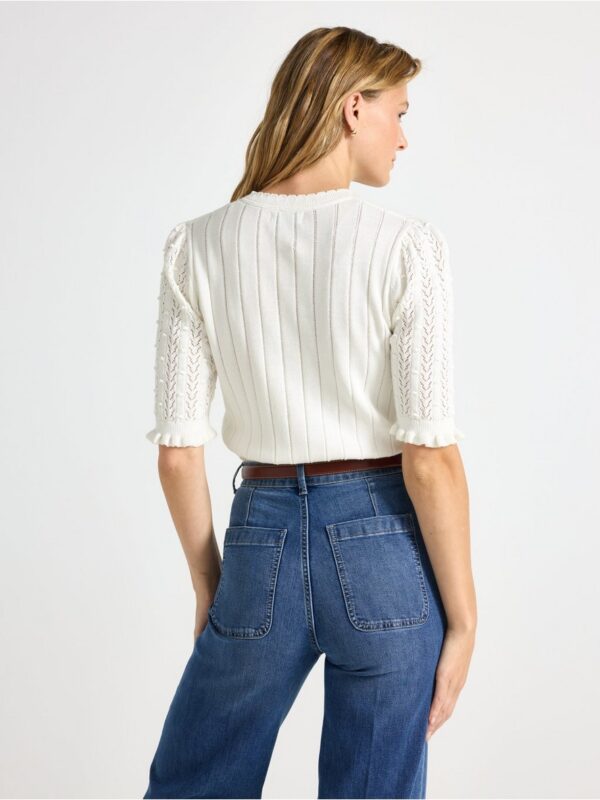 Short-sleeved cardigan - 3005347-300