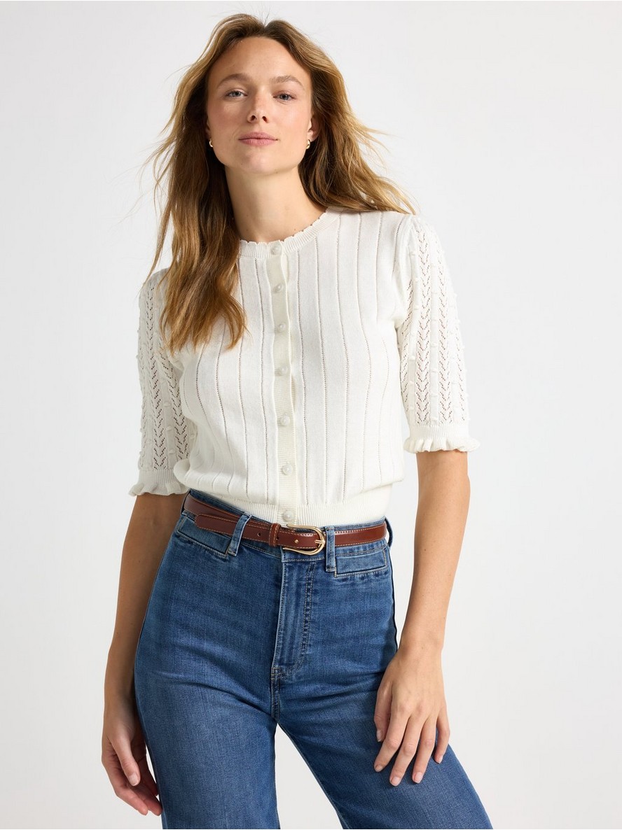 Dzemper – Short-sleeved cardigan