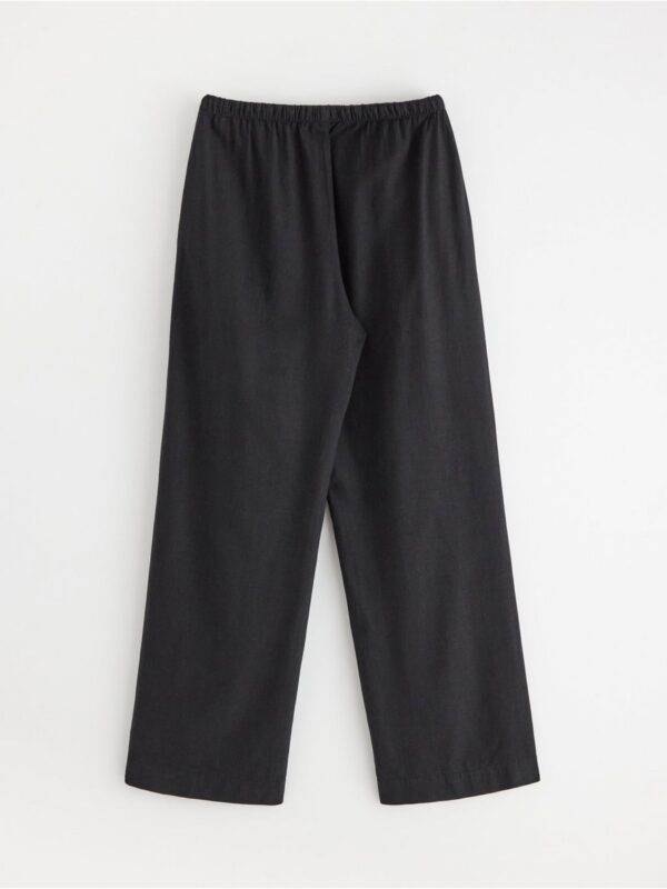 BELLA straight trousers in linen blend - 3005381-80
