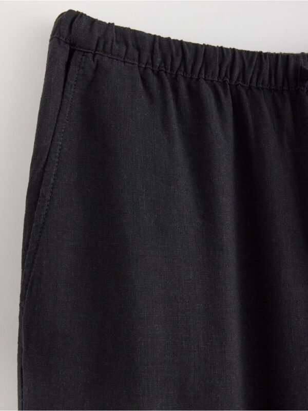 BELLA straight trousers in linen blend - 3005381-80