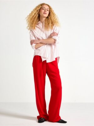 BELLA straight trousers in linen blend - 3005381-9873