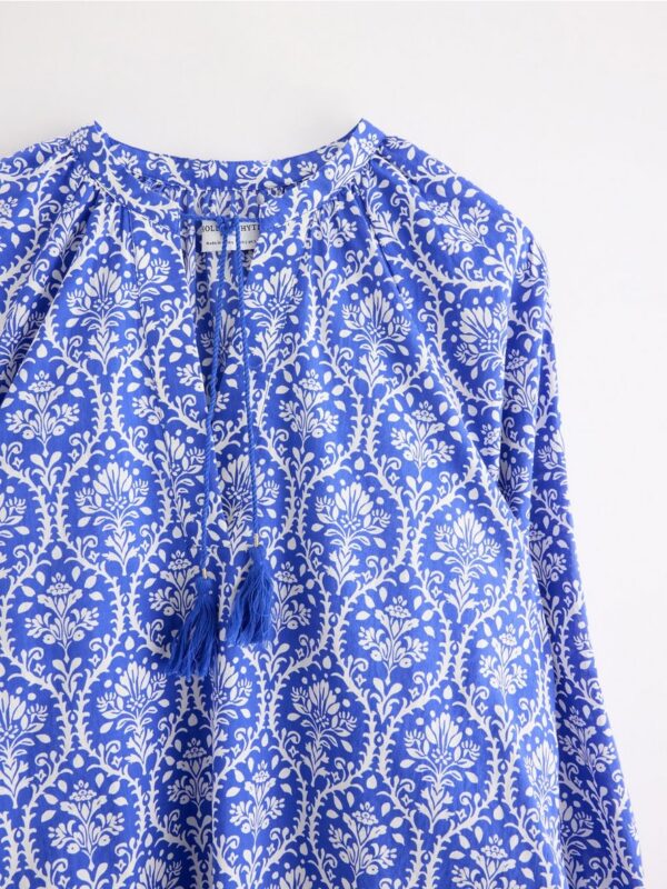 Long-sleeved blouse - 3005698-7343