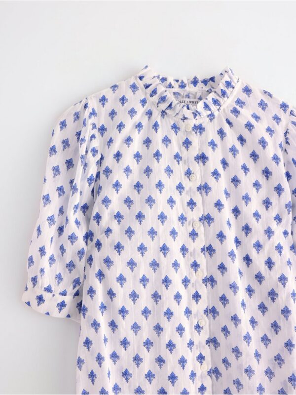 Short-sleeved blouse - 3005742-7488