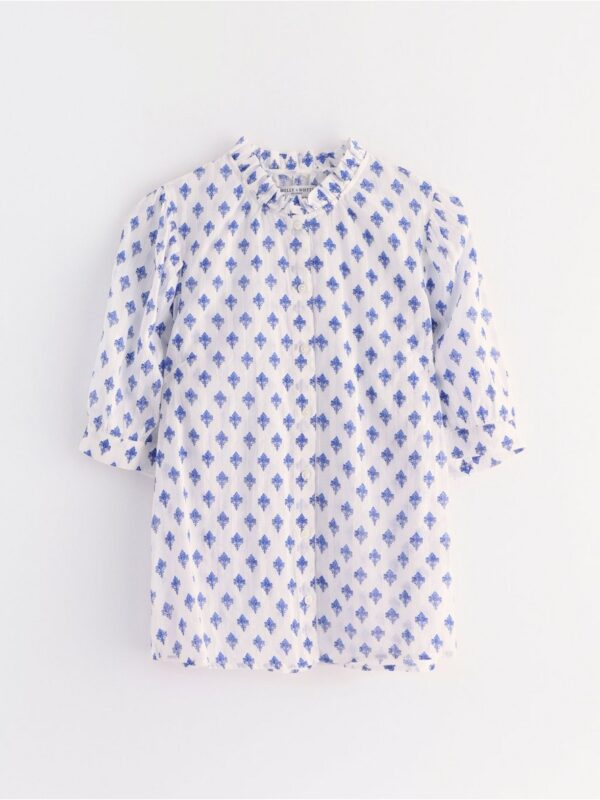 Short-sleeved blouse - 3005742-7488