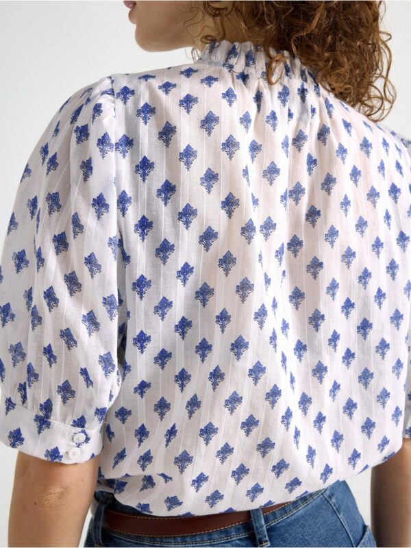 Short-sleeved blouse - 3005742-7488
