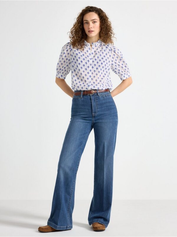 Short-sleeved blouse - 3005742-7488