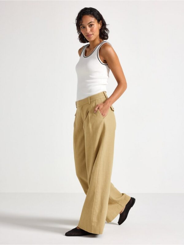 Trousers with wide legs - 3005763-9609
