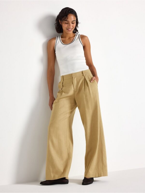 Trousers with wide legs - 3005763-9609
