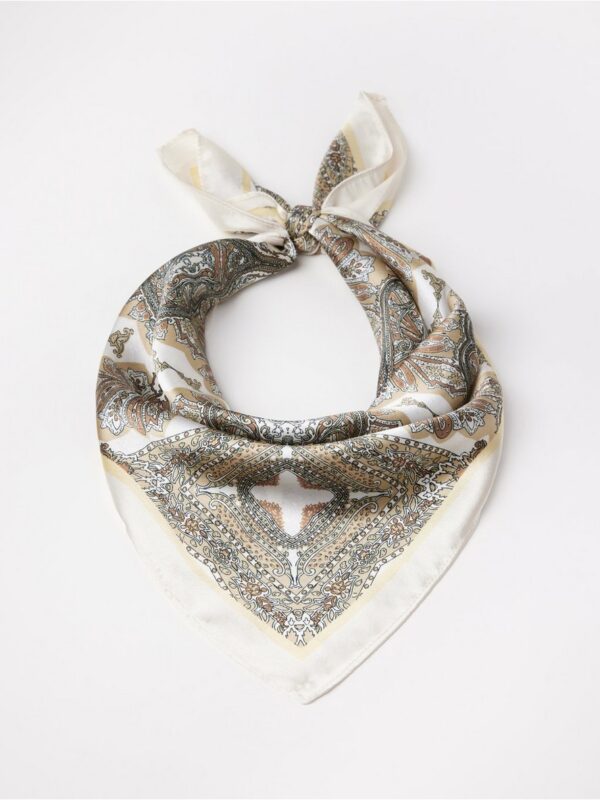 Scarf in satin - 3005859-9483