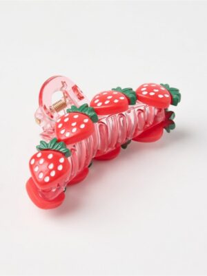 Hair grip with strawberries - 3005969-7491
