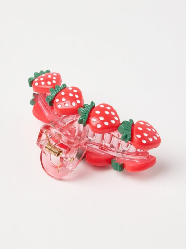 Hair grip with strawberries - 3005969-7491