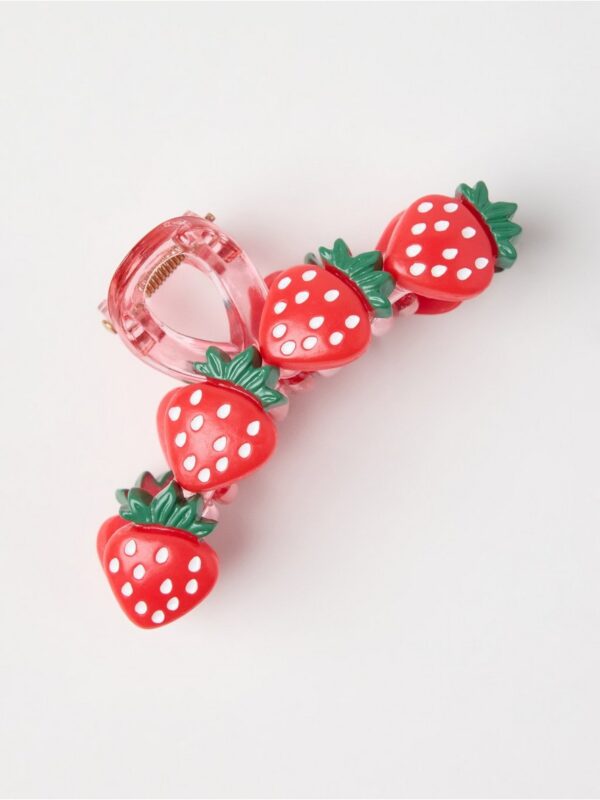Hair grip with strawberries - 3005969-7491