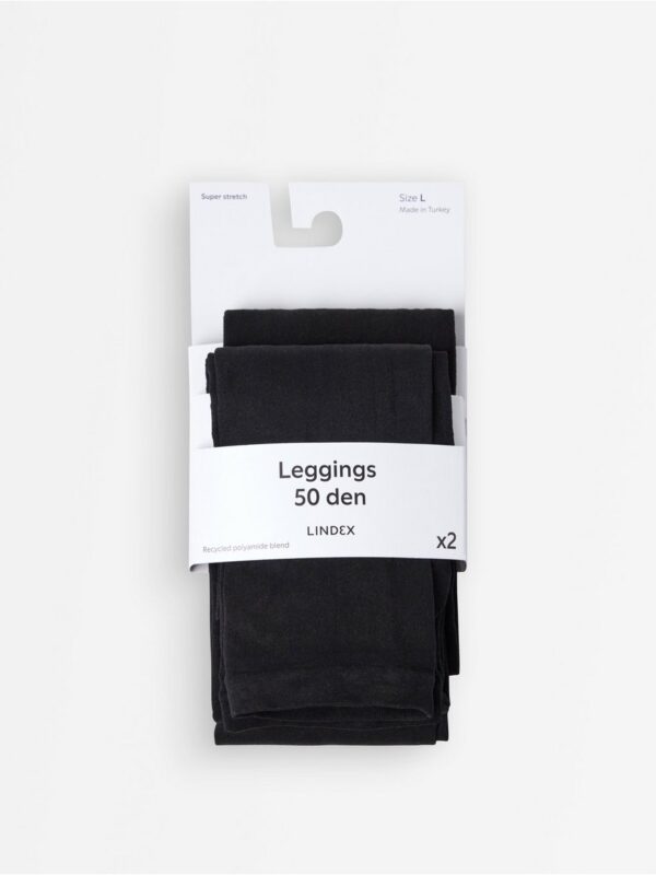 2-pack  leggings  50 denier - 3006073-80