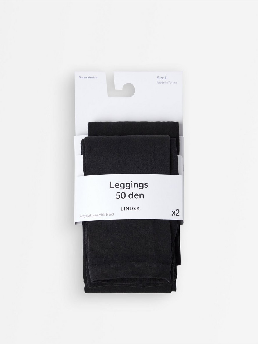 Hulahopke – 2-pack  leggings  50 denier
