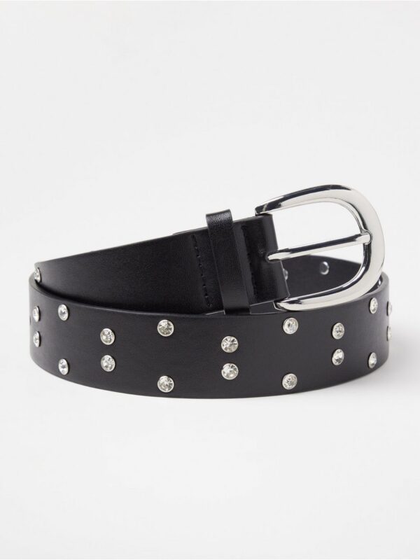 Belt with rhinestones - 3006138-80