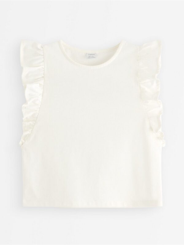 Top with flounce sleeves - 3006250-325