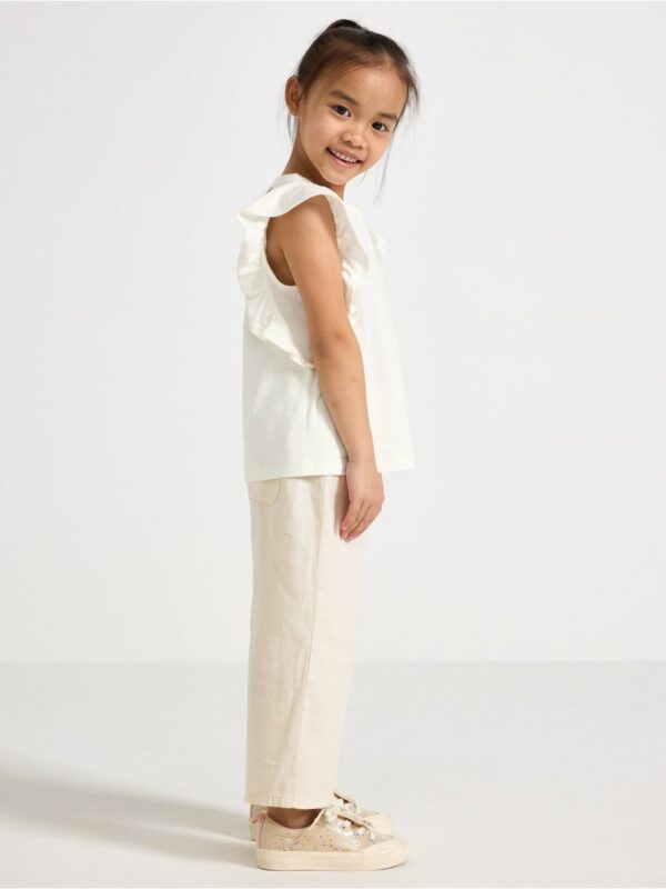 Top with flounce sleeves - 3006250-325