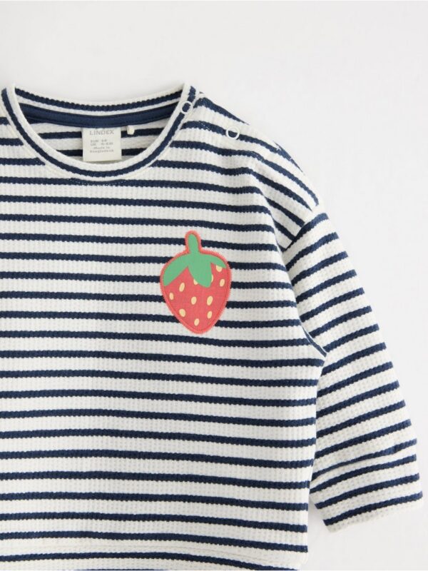 Crêped sweatshirt - 3006267-6728