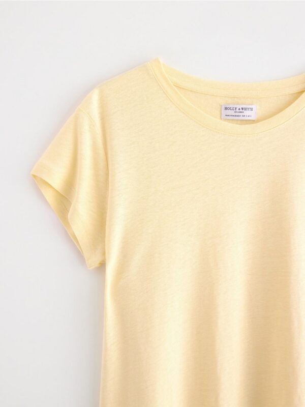 Top in linen blend - 3006518-9655