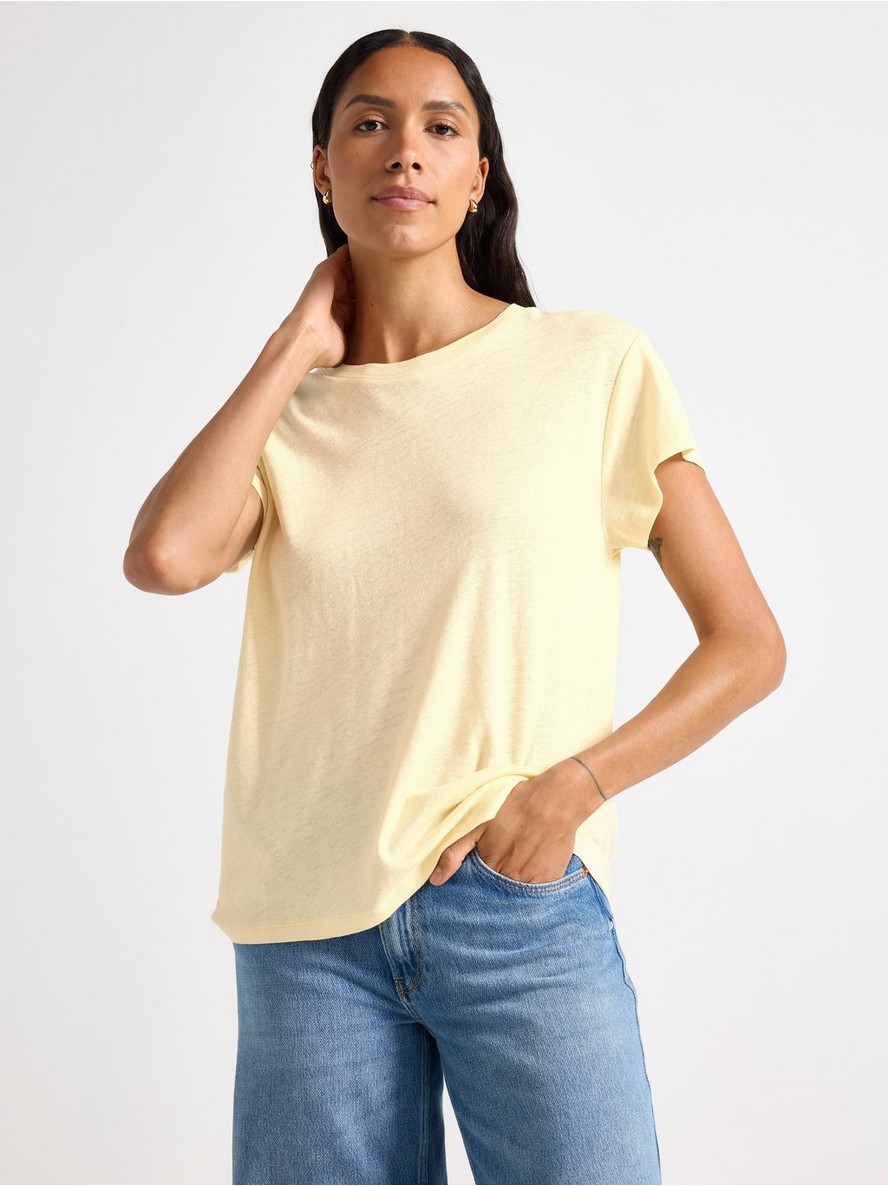 Majica – Top in linen blend