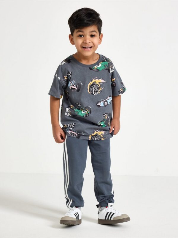 Joggers with brushed inside - 3006744-2498