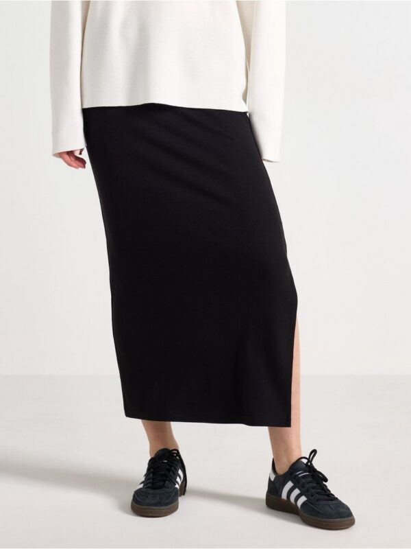 Ribbed jersey skirt - 3006884-80