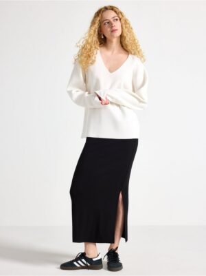 Ribbed jersey skirt - 3006884-80
