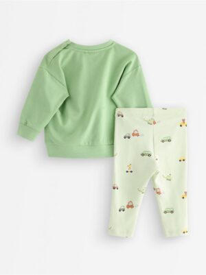 Set - sweatshirt and leggings - 3007132-1160
