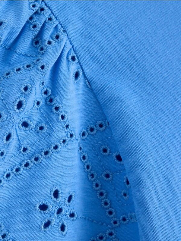 Top with broderie anglaise - 3007258-8467